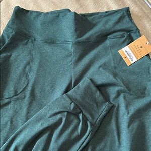 Teal High-Waisted Leggings